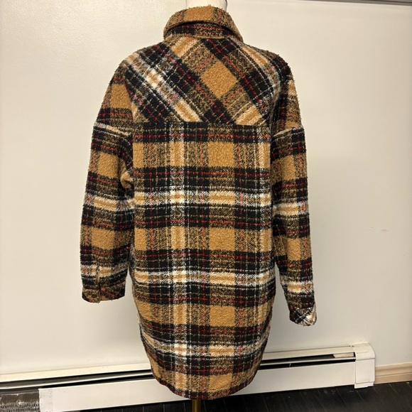ONLY Plaid Button-Up Coat - Picture 2 of 6